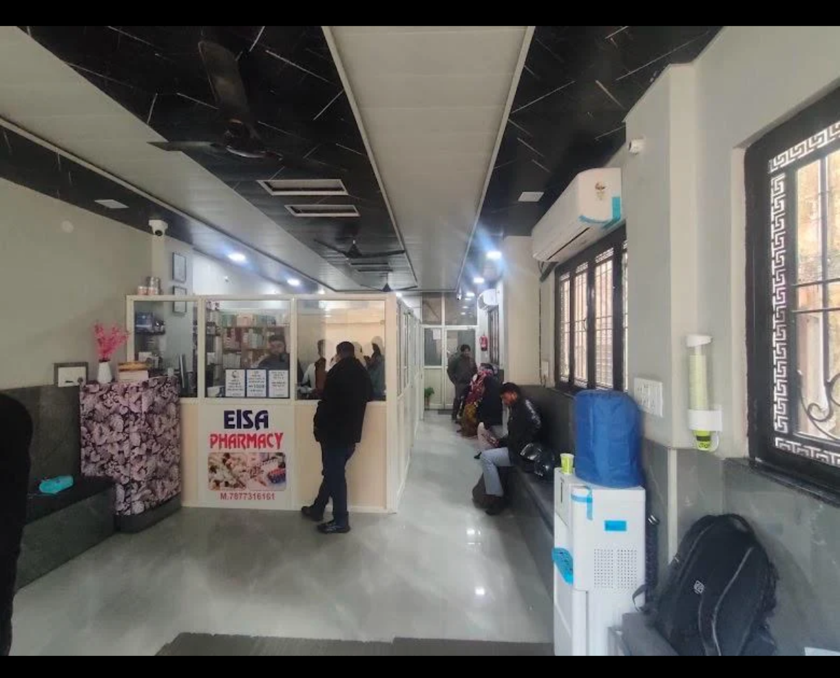 Interior corridor of Aleem Health and Hijama Centre